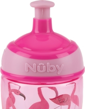 Поїльник Nuby Sport Tritan, 360 мл, рожевий (NV0414025pnk) - Pampik - 4