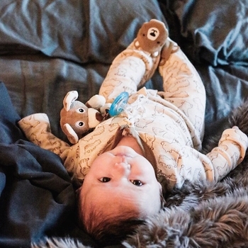 Силиконовая пустышка Nuby Вишенка, с естественным движением соска, 6+ мес., голубой (5787MACSaqua) - Pampik - 12