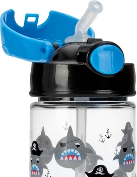 Поїльник Nuby, з трубочкою-непроливайкою Tritan, 540 мл, синій (NV0414023blu) - Pampik - 3