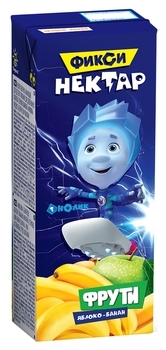 Нектар Фіксики Яблуко-банан, 200 г - Pampik