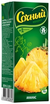 Нектар Соковитий Фрукт Ананас, 200 г - Pampik