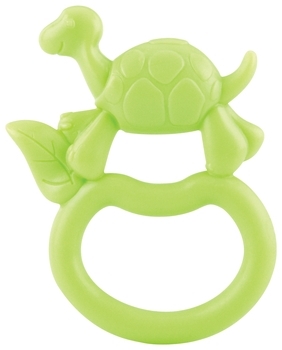 Прорезыватель кольцо Nuby Зоопарк Черепашка (673grntrtle) - Pampik