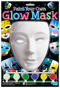Набір для творчості 4M Розмалюй маску, що світиться (00-03333) - Pampik