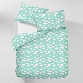 Простирадло Cosas Преміум, бязь, 215х155 см, білий - Pampik - 2