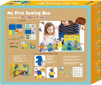 Набір для творчості Avenir Сімейка кротів, бокс для шиття (CH201760) - Pampik - 8