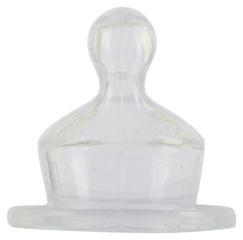 Соска силиконовая ортодонтическая Baby Team, медленный поток, 0+ (2220) - Pampik