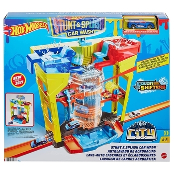 Ігровий набір Hot Wheels Зміни колір Автомийка: Вибух кольорів (GRW37) - Pampik - 7