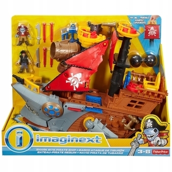 Ігровий набір Fisher-Price Imaginext Піратський корабель (DHH61) - Pampik - 7