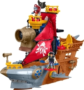Ігровий набір Fisher-Price Imaginext Піратський корабель (DHH61) - Pampik