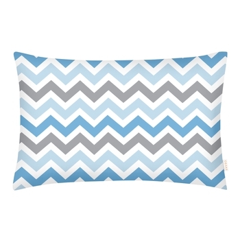 Наволочка Cosas, ранфорс премиум, 60х40 см, голубой - Pampik
