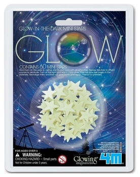 Набор наклеек 4M Светящиеся Мини-звезды (00-05221) - Pampik