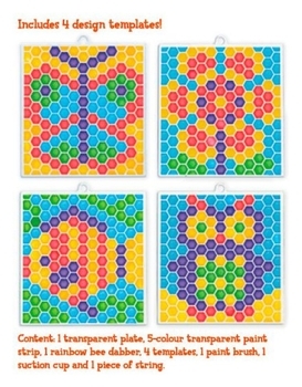 Набір для творчості 4M Вітраж Бджілка (00-04677) - Pampik - 4