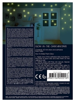 Набор наклеек 4M Светящиеся Мини-звезды (00-05221) - Pampik - 2