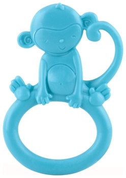 Прорізувач кільце Nuby Зоопарк, мавпочка (673aquamnky) - Pampik