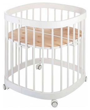 Багатофункціональне ліжечко 7 в 1 Tweeto White, білий - Pampik