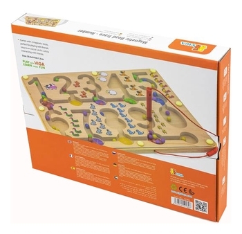 Розвиваюча іграшка Viga Toys Лабіринт Цифри (50180) - Pampik - 2