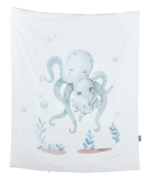 Комплект детской постели Tweeto Ocean, 6 предметов, хлопок, 120х70, белый - Pampik - 3