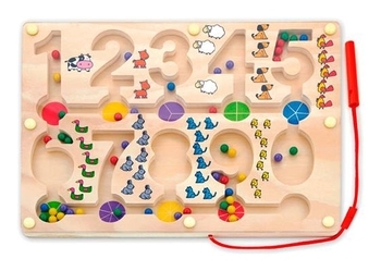Розвиваюча іграшка Viga Toys Лабіринт Цифри (50180) - Pampik - 3