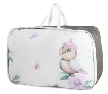 Комплект детской постели Tweeto Sweet bird, 6 предметов, хлопок, 120х70, белый - Pampik - 6