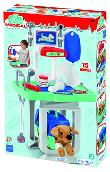 Ігровий набір Ecoiffier Ветеринарний центр зі столом і перенесенням для цуценя (1908) - Pampik - 3