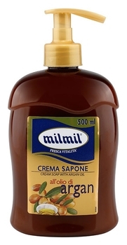 Мило рідке MilMil Арган з дозатором, 500 мл - Pampik