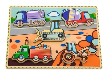 Пазл-вкладиш Viga Toys Спецмашини (56439) - Pampik - 2