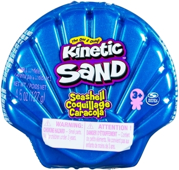 Кінетичний пісок Kinetic Sand Ракушка, блакитний (71482B) - Pampik