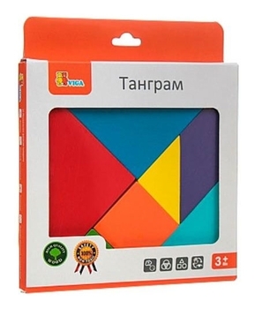 Набір для навчання Viga Toys Танграм (55557) - Pampik - 2