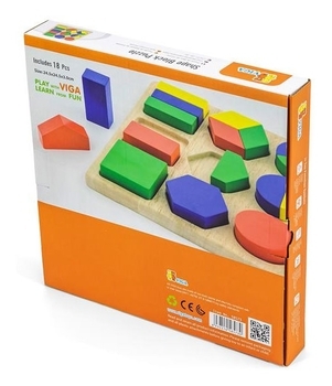 Пазл Viga Toys Формы (58573) - Pampik - 4