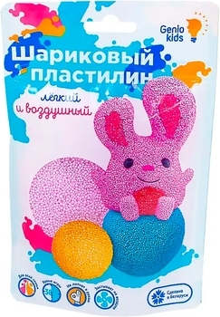 Шариковый пластилин Genio Kids, розовый (TA1800-1) - Pampik