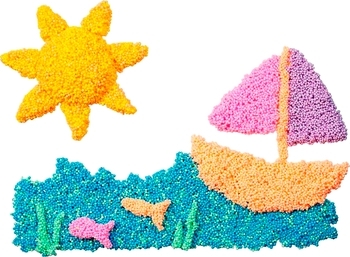 Шариковый пластилин Genio Kids, розовый (TA1800-1) - Pampik - 6