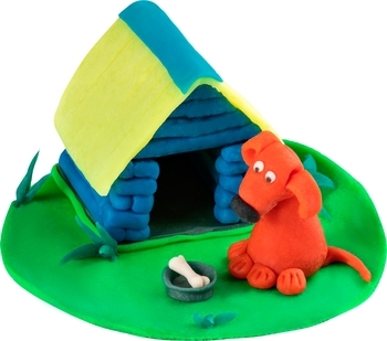 Набор для детского творчества Genio Kids Тесто-пластилин, 6 цветов (TA1009V) - Pampik - 3