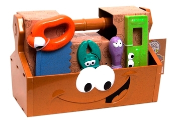 Ігровий набір Roo Crew Ящик з інструментами з пилкою (58022-1) - Pampik