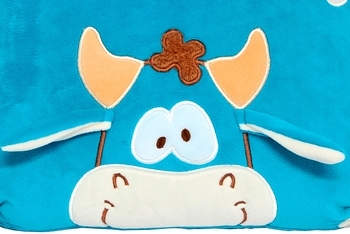 Подушка Tigres Корівка Адель, синій (ПД-0381) - Pampik - 2