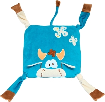 Подушка Tigres Корівка Адель, синій (ПД-0381) - Pampik