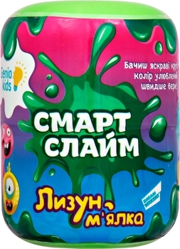 Іграшкова маса для ліплення Genio Kids Лизун-м'яльницю, зелений (SLI03-2) - Pampik