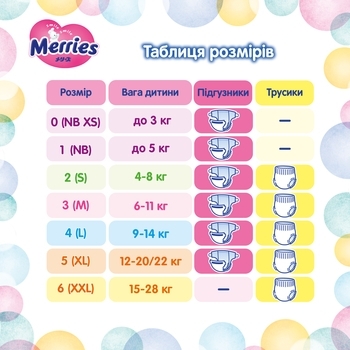 Підгузки на липучках Merries XL (12-20 кг), 44 шт. - Pampik - 12