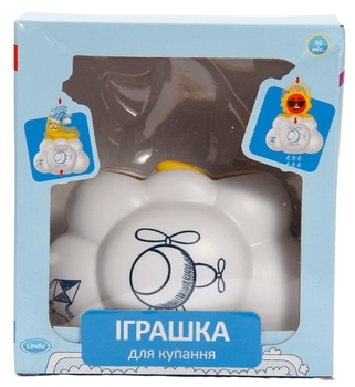 Іграшка для купання Lindo Хмаринка-сонце (8366-50A) - Pampik - 3