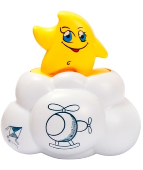 Іграшка для купання Lindo Хмаринка-зірка (8366-50A) - Pampik