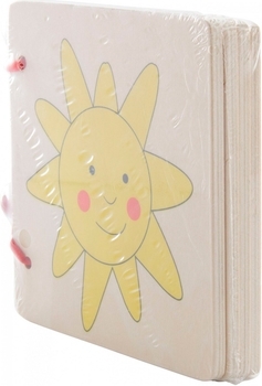 Дерев'яна книжка Bino з картинками - Pampik - 3