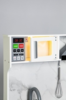 Дитяча дерев'яна кухня Ecotoys зі світлом і звуком (TL10181) - Pampik - 7