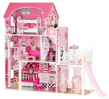 Ляльковий будиночок Ecotoys XXL з гірки (TL49059) - Pampik