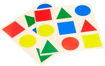 Набір стікерів Crayola Mini Kids Кольори і форми, 200 шт. (256412.124) - Pampik - 4