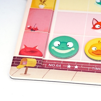 Настільна гра TOI магнітне судоку "Будинок для тварин", легкий рівень - Pampik - 5