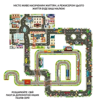 Підлоговий пазл-гігант TOI "Дорожній патруль", 31 елемент - Pampik - 6
