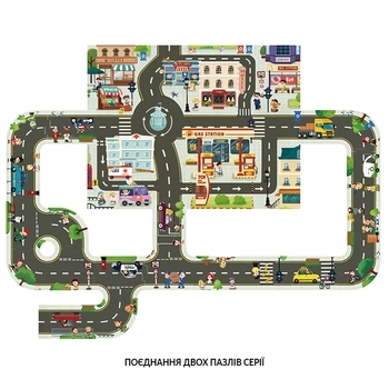 Підлоговий пазл-гігант TOI "Дорожній патруль", 31 елемент - Pampik - 2