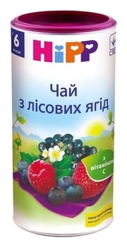 Чай з лісових ягід HiPP в гранулах, 200 г - Pampik