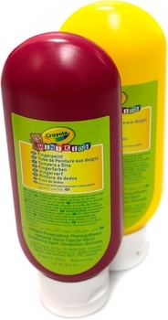 Набір пальчикових фарб Crayola Mini Kids Washable, 4 баночки (256455.106) - Pampik - 6