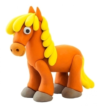 Набір самозатвердіваючого пластиліну Ліпака Конячка (30046-UA01) - Pampik - 3