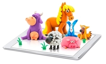 Меганабор самозатвердіваючого пластиліну Ліпака Тварини (15012-UA01) - Pampik - 6